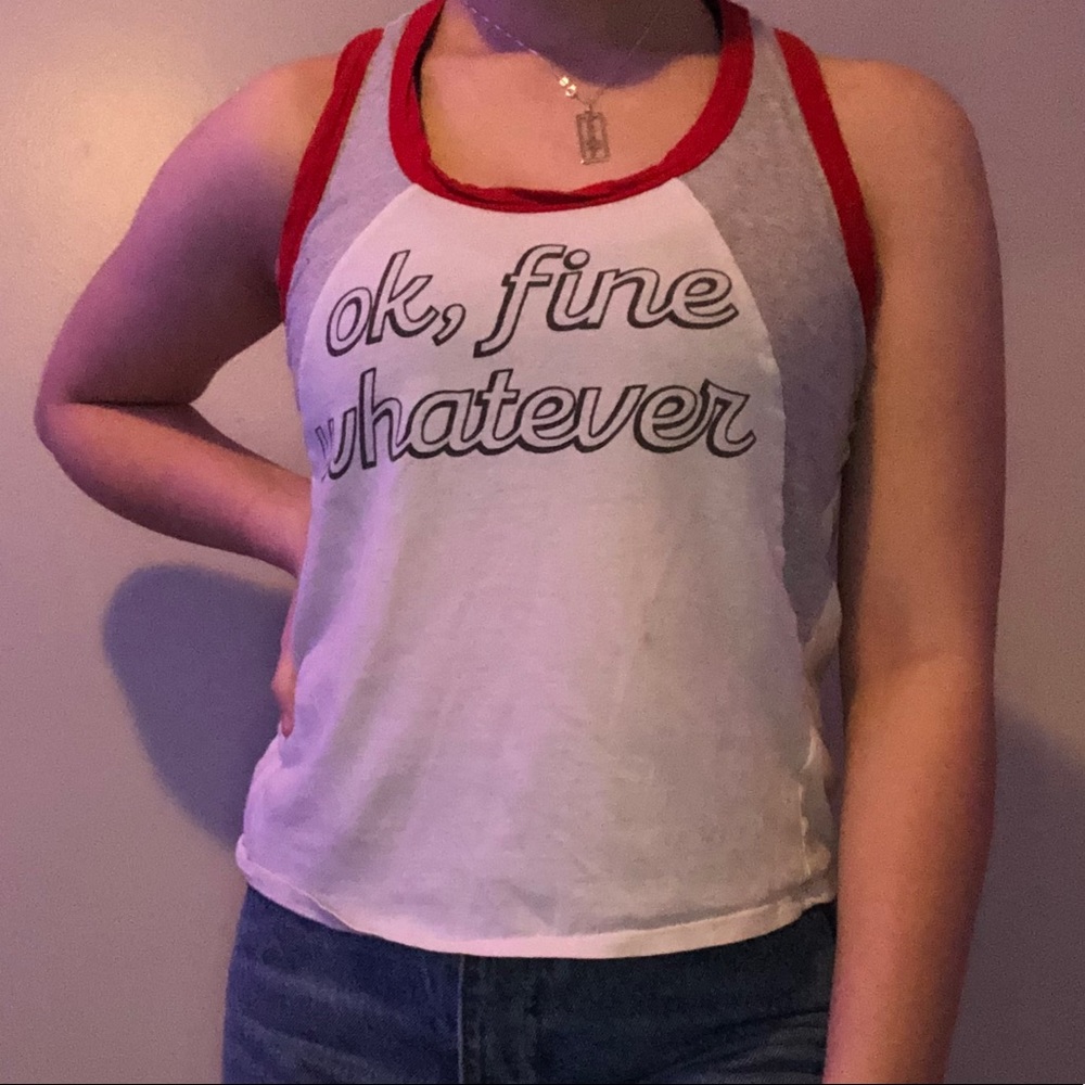 graphic tank top